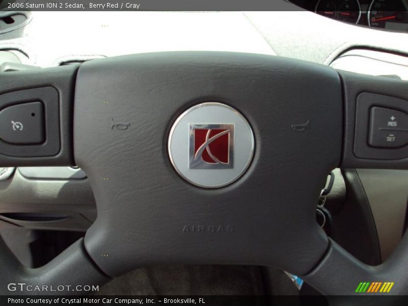 Berry Red / Gray 2006 Saturn ION 2 Sedan