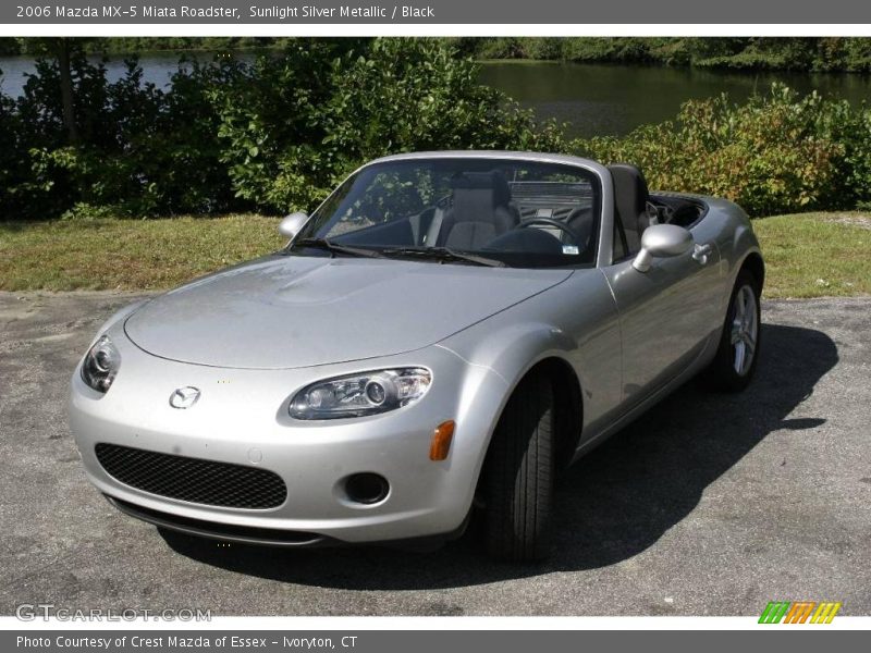 Sunlight Silver Metallic / Black 2006 Mazda MX-5 Miata Roadster
