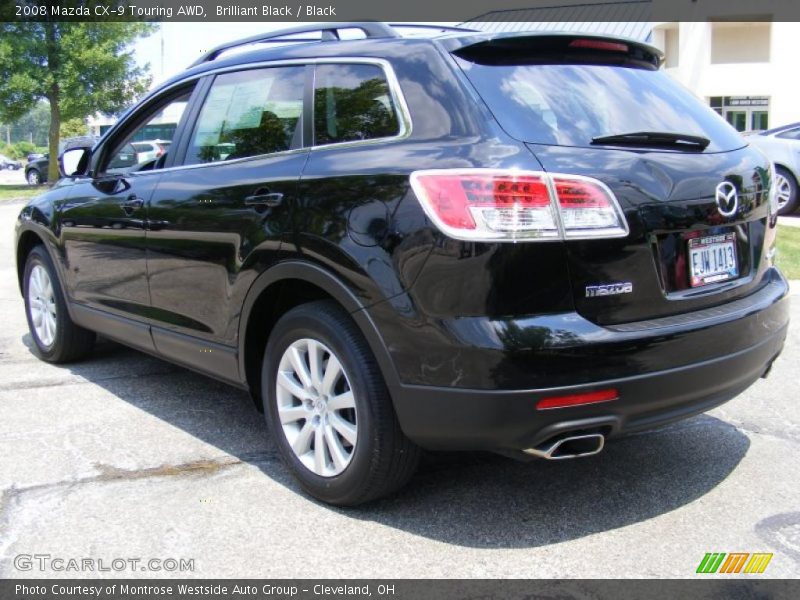 Brilliant Black / Black 2008 Mazda CX-9 Touring AWD