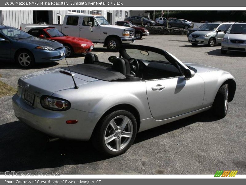 Sunlight Silver Metallic / Black 2006 Mazda MX-5 Miata Roadster