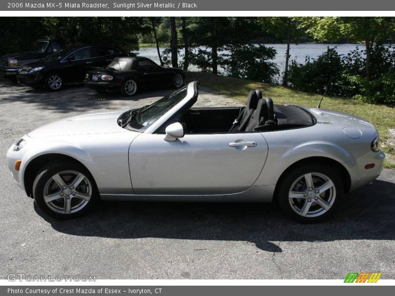 Sunlight Silver Metallic / Black 2006 Mazda MX-5 Miata Roadster