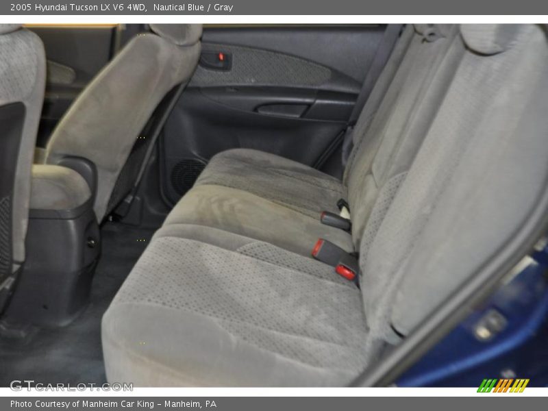 Nautical Blue / Gray 2005 Hyundai Tucson LX V6 4WD