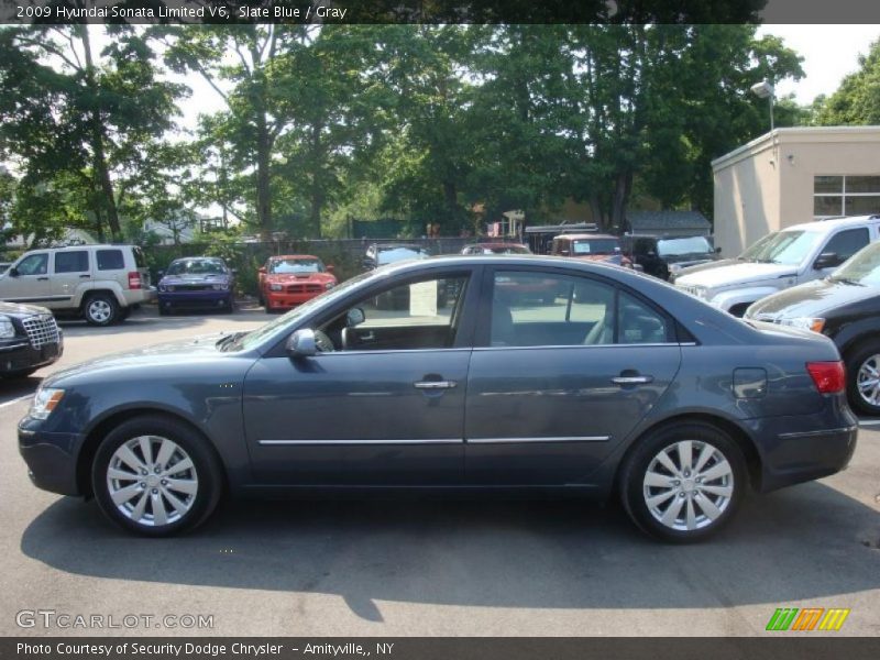 Slate Blue / Gray 2009 Hyundai Sonata Limited V6
