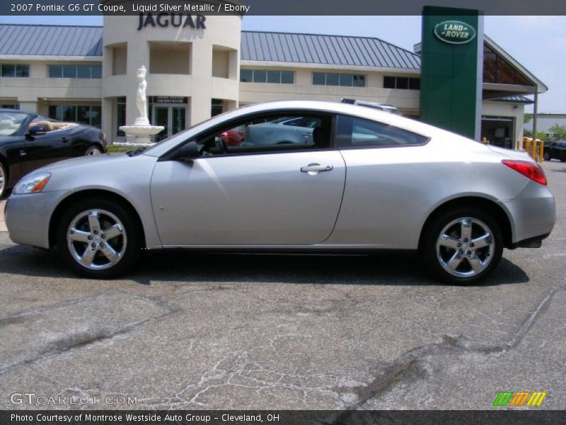 Liquid Silver Metallic / Ebony 2007 Pontiac G6 GT Coupe