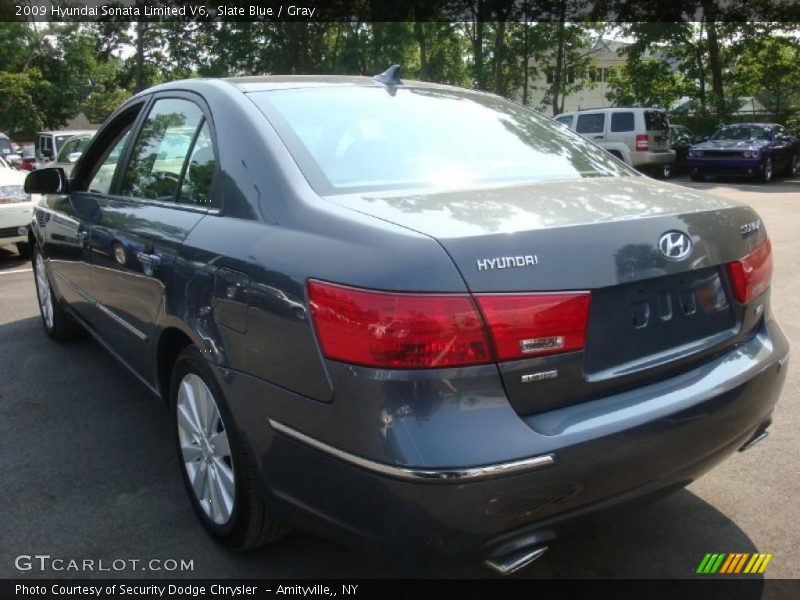 Slate Blue / Gray 2009 Hyundai Sonata Limited V6