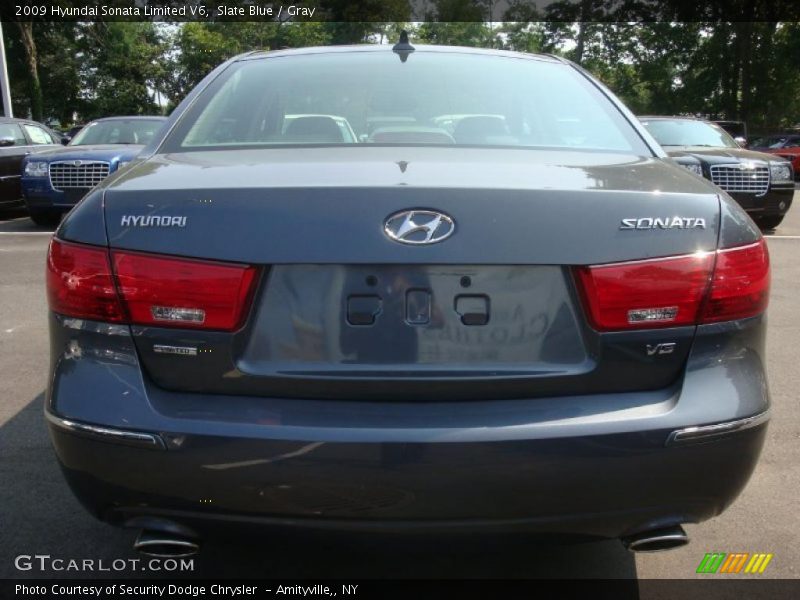 Slate Blue / Gray 2009 Hyundai Sonata Limited V6