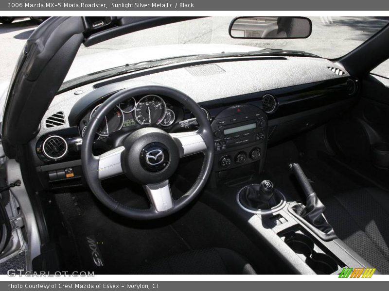 Sunlight Silver Metallic / Black 2006 Mazda MX-5 Miata Roadster