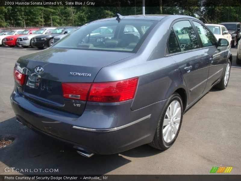 Slate Blue / Gray 2009 Hyundai Sonata Limited V6