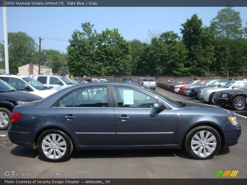 Slate Blue / Gray 2009 Hyundai Sonata Limited V6