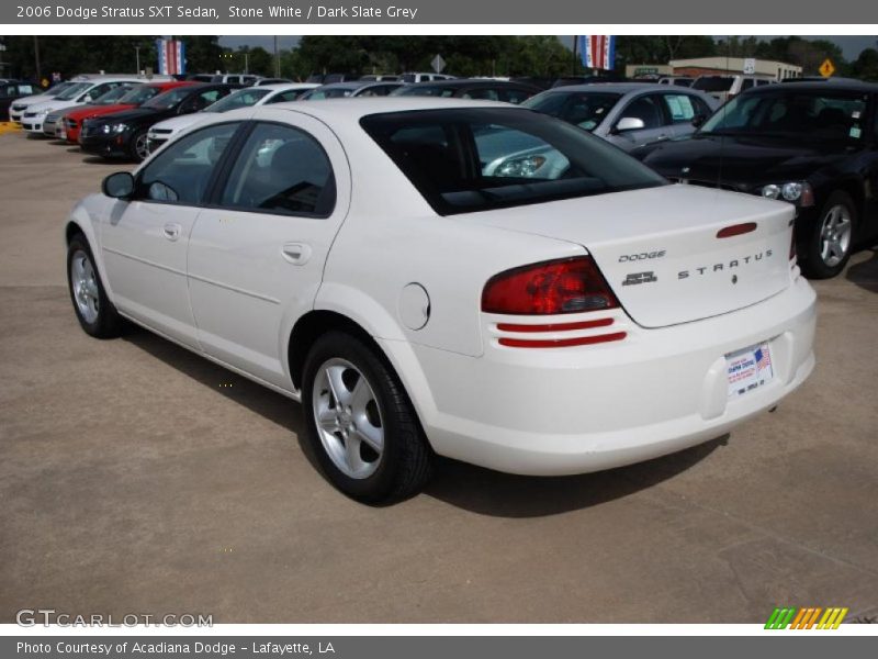 Stone White / Dark Slate Grey 2006 Dodge Stratus SXT Sedan