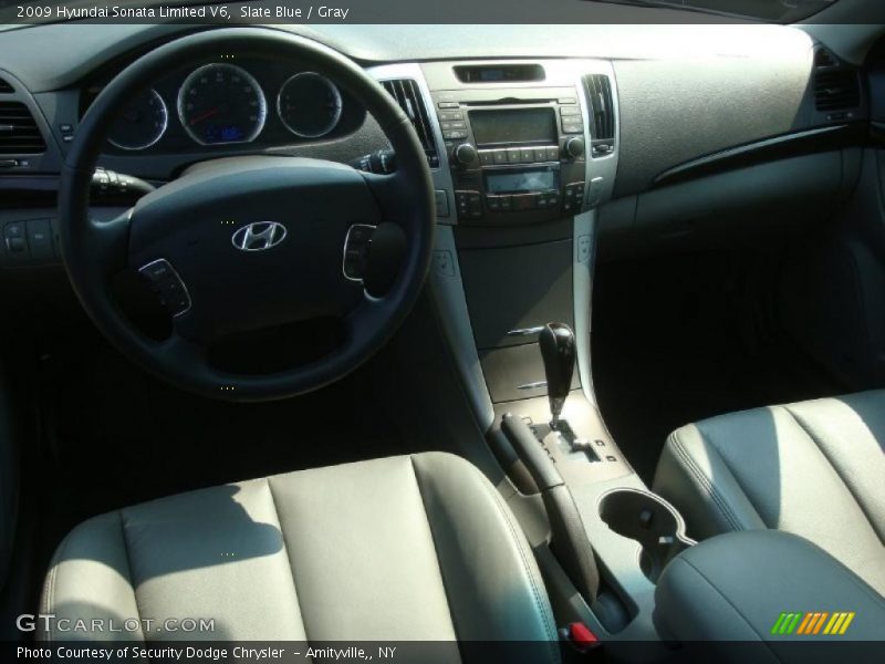 Slate Blue / Gray 2009 Hyundai Sonata Limited V6