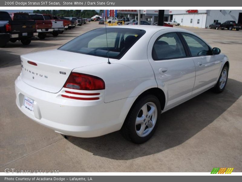 Stone White / Dark Slate Grey 2006 Dodge Stratus SXT Sedan