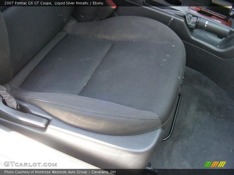 Liquid Silver Metallic / Ebony 2007 Pontiac G6 GT Coupe