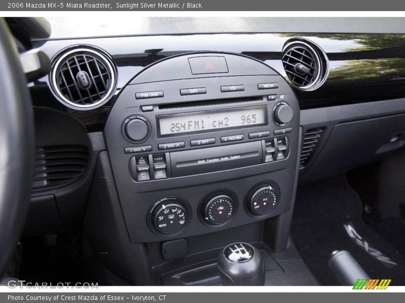 Sunlight Silver Metallic / Black 2006 Mazda MX-5 Miata Roadster