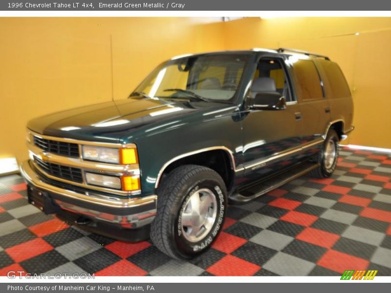 Emerald Green Metallic / Gray 1996 Chevrolet Tahoe LT 4x4