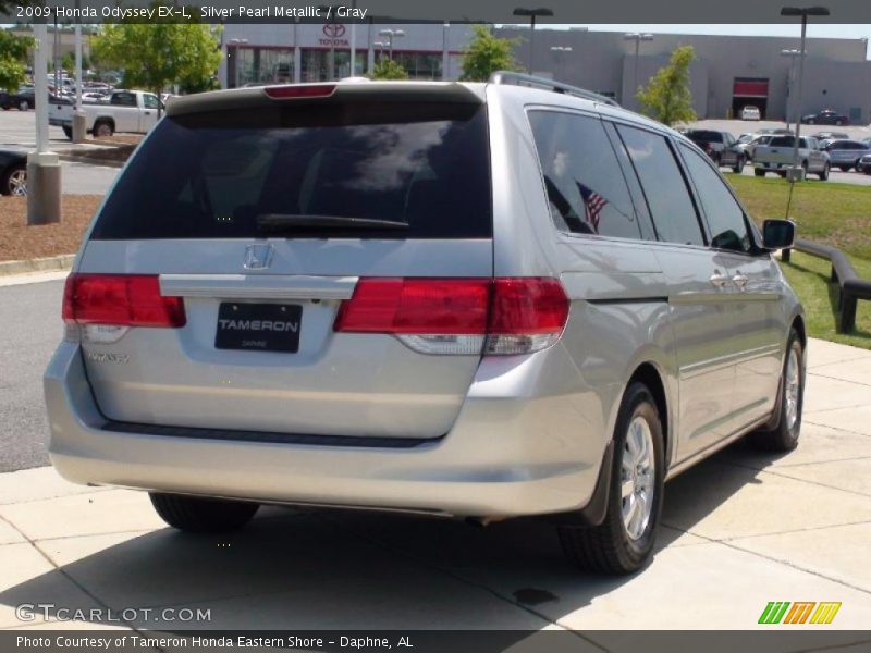 Silver Pearl Metallic / Gray 2009 Honda Odyssey EX-L