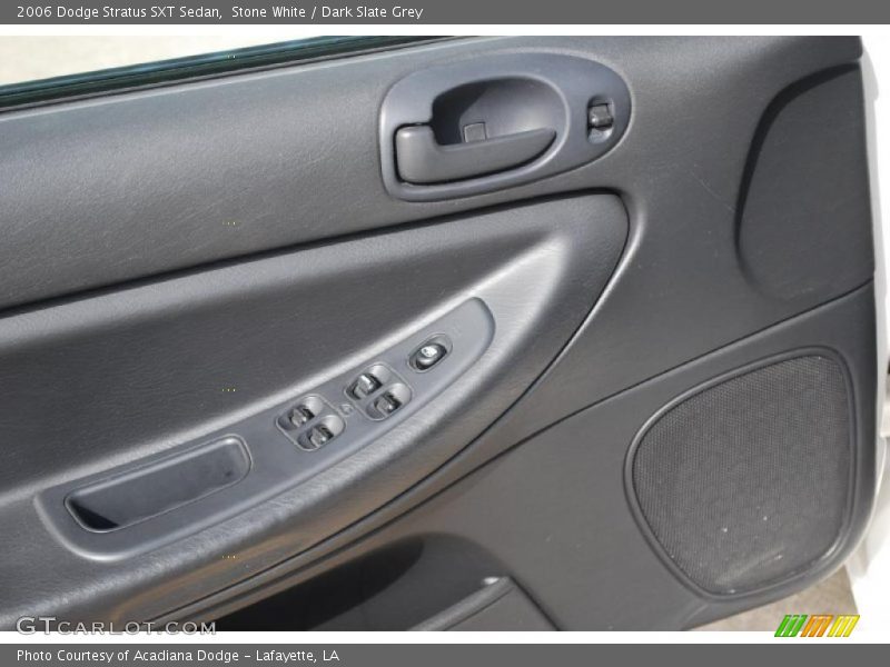 Stone White / Dark Slate Grey 2006 Dodge Stratus SXT Sedan