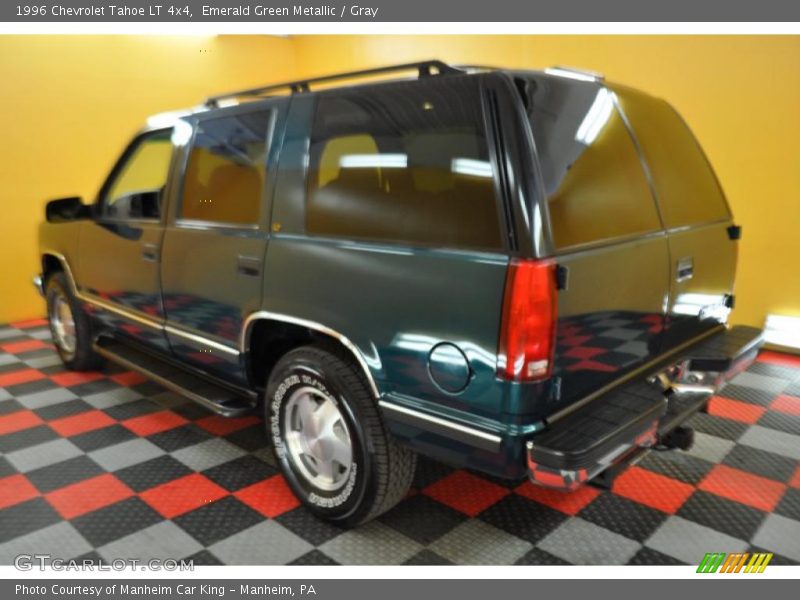 Emerald Green Metallic / Gray 1996 Chevrolet Tahoe LT 4x4