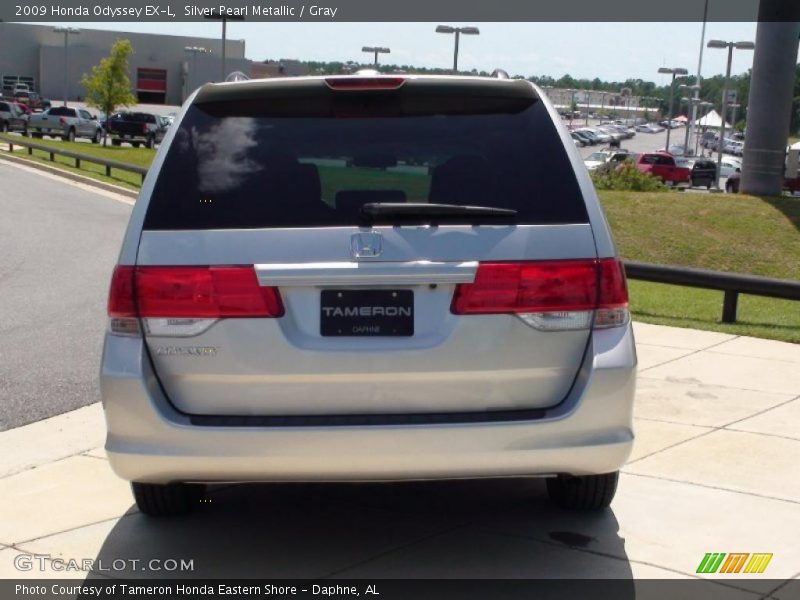 Silver Pearl Metallic / Gray 2009 Honda Odyssey EX-L