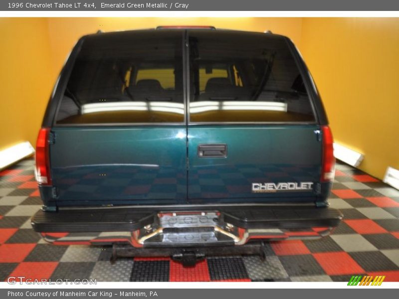 Emerald Green Metallic / Gray 1996 Chevrolet Tahoe LT 4x4