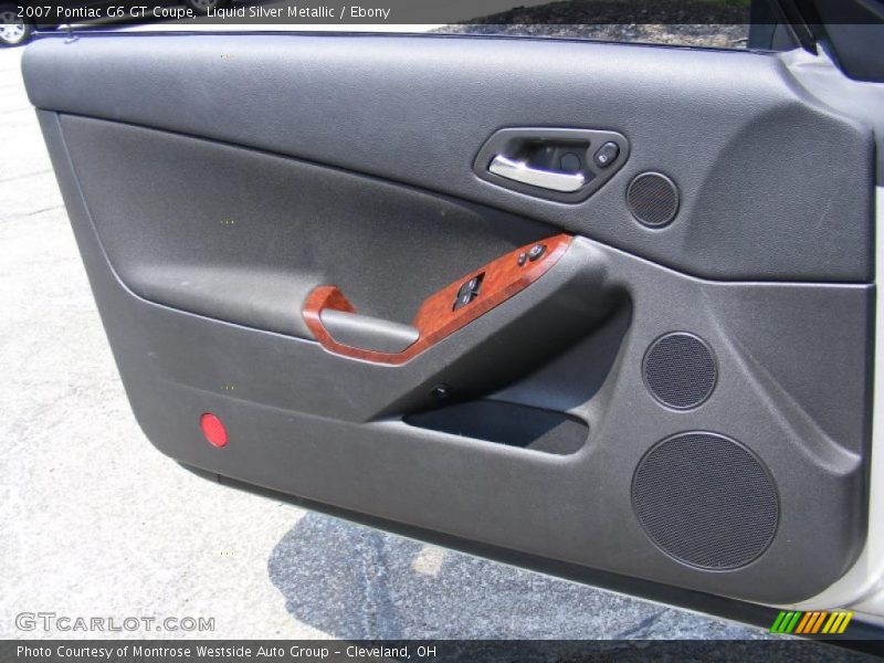 Liquid Silver Metallic / Ebony 2007 Pontiac G6 GT Coupe