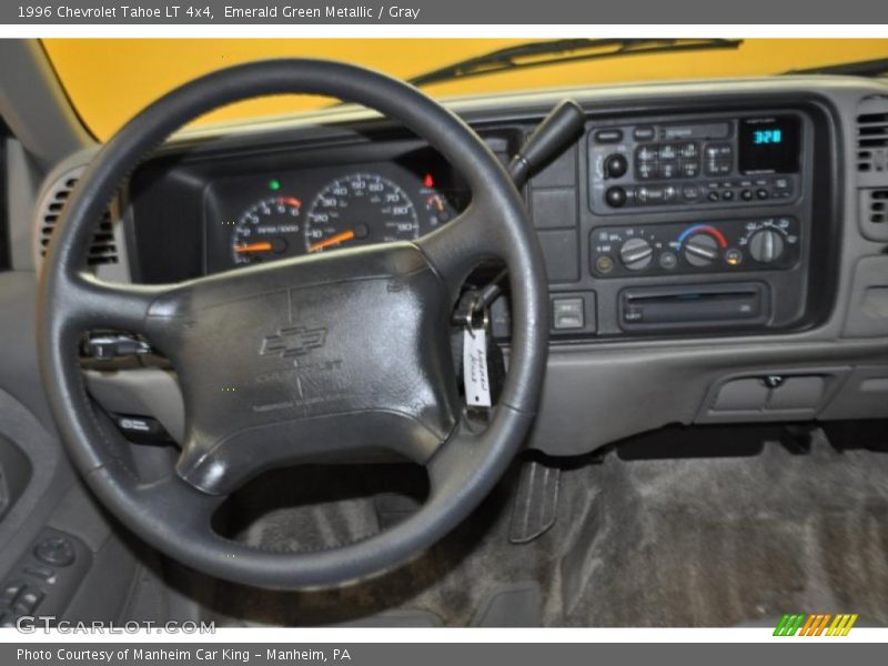 Emerald Green Metallic / Gray 1996 Chevrolet Tahoe LT 4x4