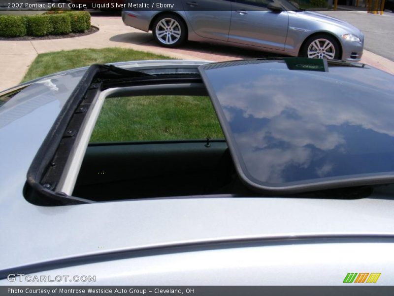 Liquid Silver Metallic / Ebony 2007 Pontiac G6 GT Coupe