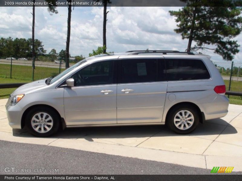 Silver Pearl Metallic / Gray 2009 Honda Odyssey EX-L