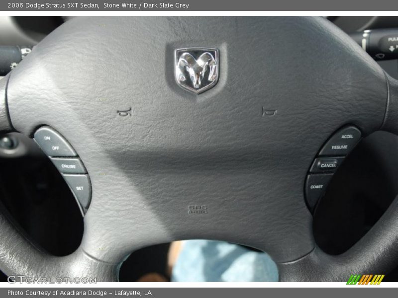 Stone White / Dark Slate Grey 2006 Dodge Stratus SXT Sedan