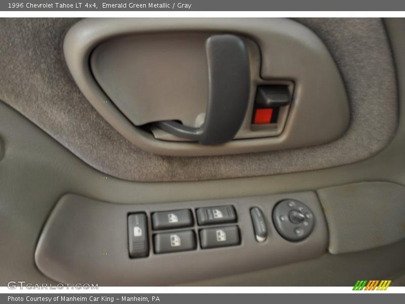 Emerald Green Metallic / Gray 1996 Chevrolet Tahoe LT 4x4