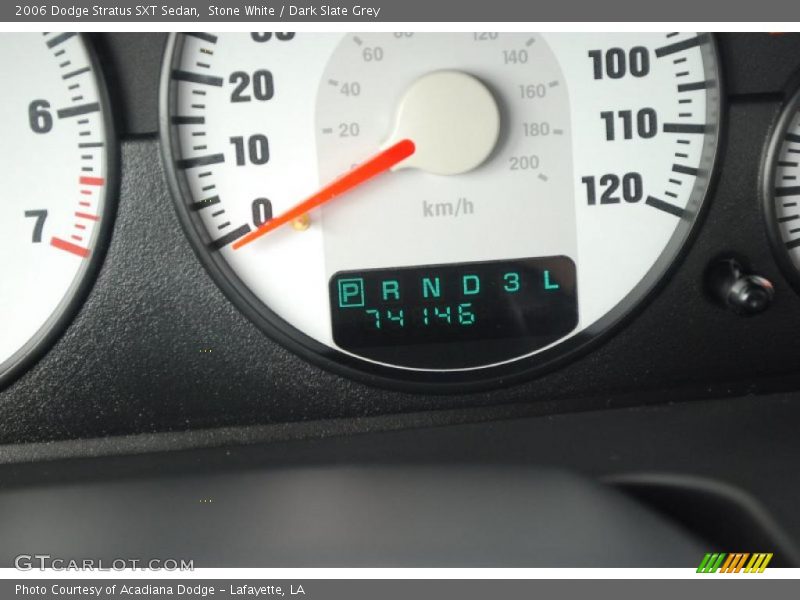 Stone White / Dark Slate Grey 2006 Dodge Stratus SXT Sedan