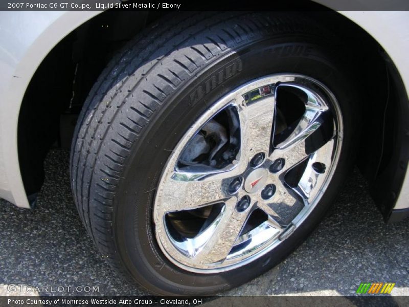 Liquid Silver Metallic / Ebony 2007 Pontiac G6 GT Coupe