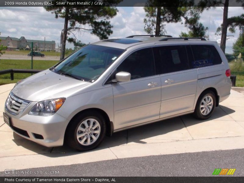 Silver Pearl Metallic / Gray 2009 Honda Odyssey EX-L