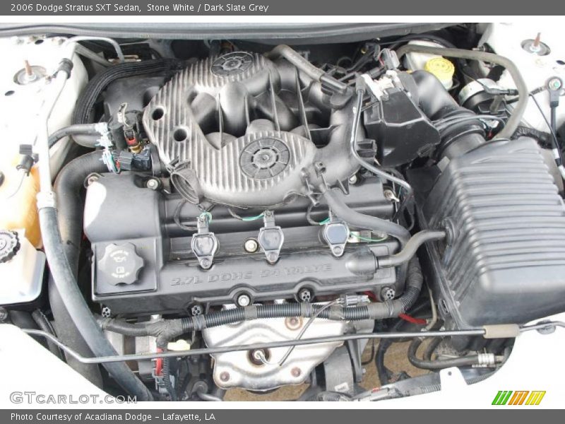 Stone White / Dark Slate Grey 2006 Dodge Stratus SXT Sedan