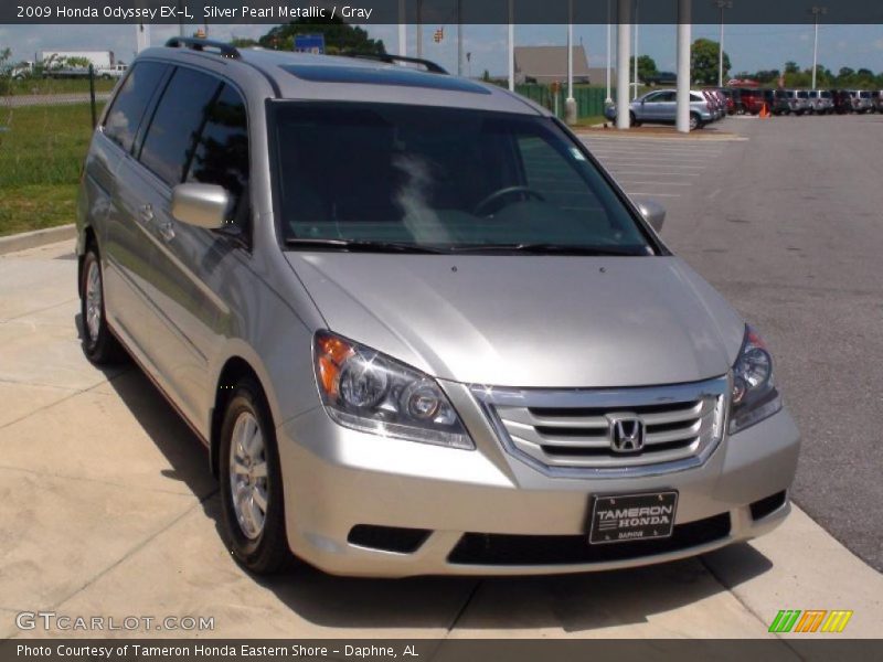 Silver Pearl Metallic / Gray 2009 Honda Odyssey EX-L