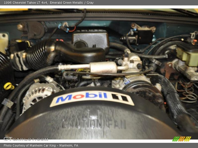 Emerald Green Metallic / Gray 1996 Chevrolet Tahoe LT 4x4