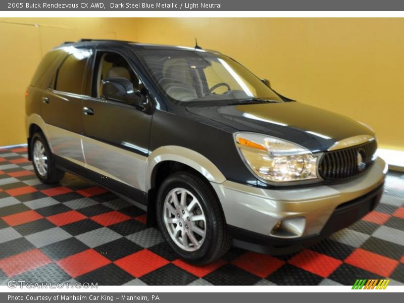 Dark Steel Blue Metallic / Light Neutral 2005 Buick Rendezvous CX AWD