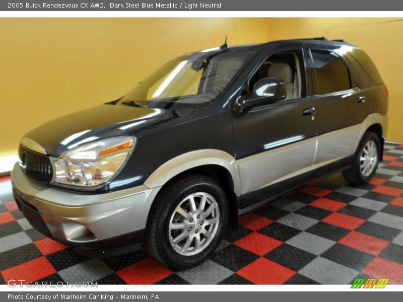 Dark Steel Blue Metallic / Light Neutral 2005 Buick Rendezvous CX AWD