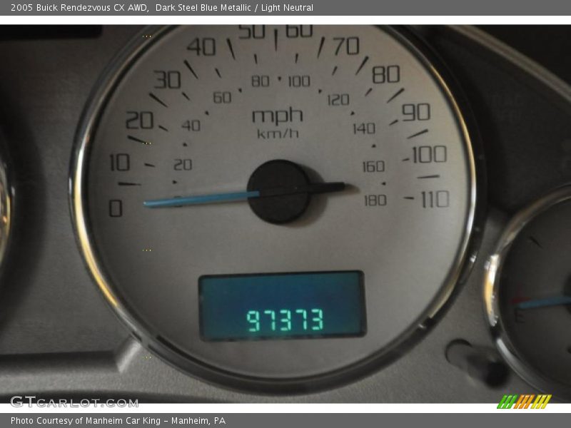 Dark Steel Blue Metallic / Light Neutral 2005 Buick Rendezvous CX AWD
