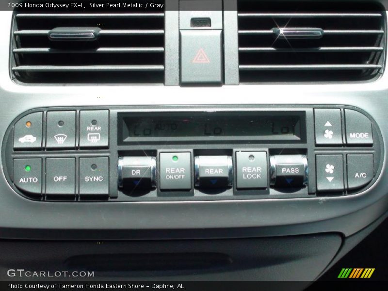 Silver Pearl Metallic / Gray 2009 Honda Odyssey EX-L