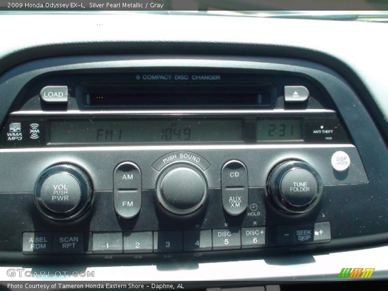 Silver Pearl Metallic / Gray 2009 Honda Odyssey EX-L