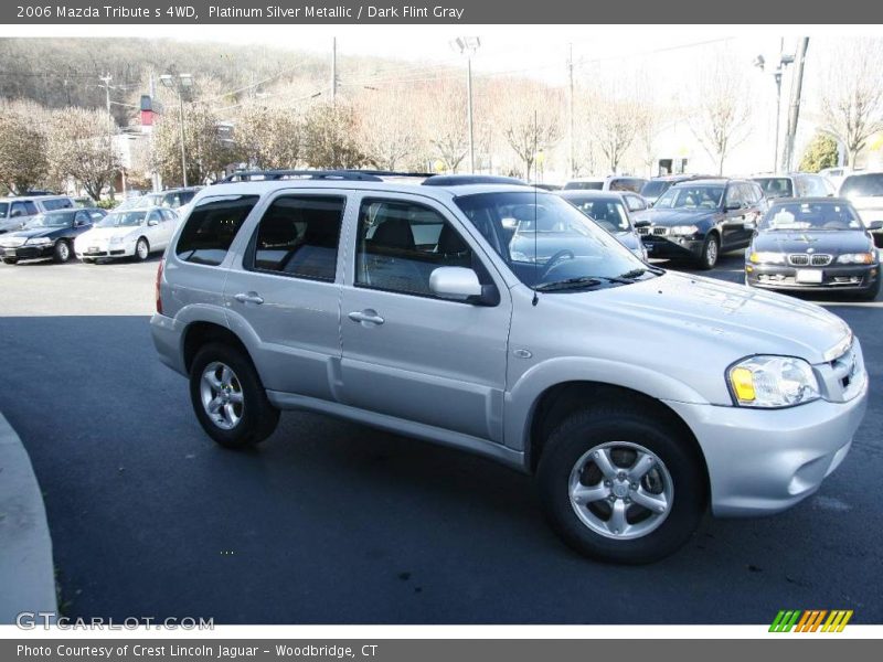 Platinum Silver Metallic / Dark Flint Gray 2006 Mazda Tribute s 4WD