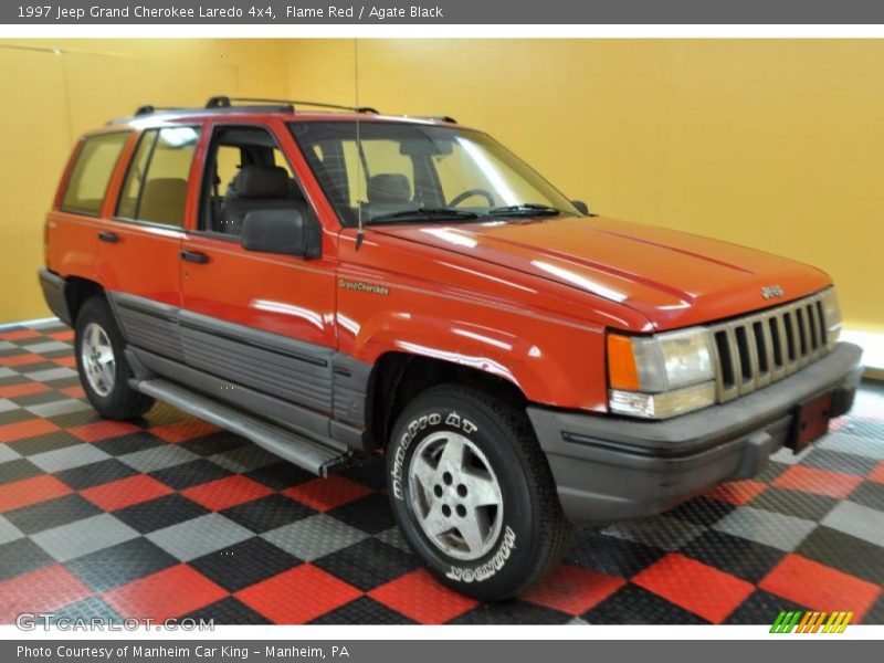 Flame Red / Agate Black 1997 Jeep Grand Cherokee Laredo 4x4