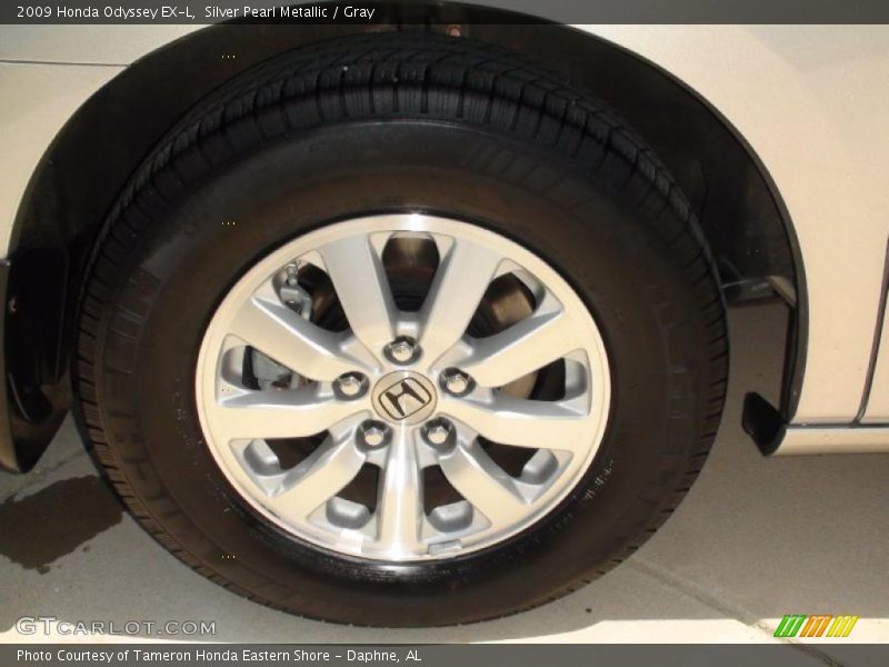 Silver Pearl Metallic / Gray 2009 Honda Odyssey EX-L