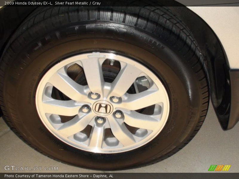 Silver Pearl Metallic / Gray 2009 Honda Odyssey EX-L