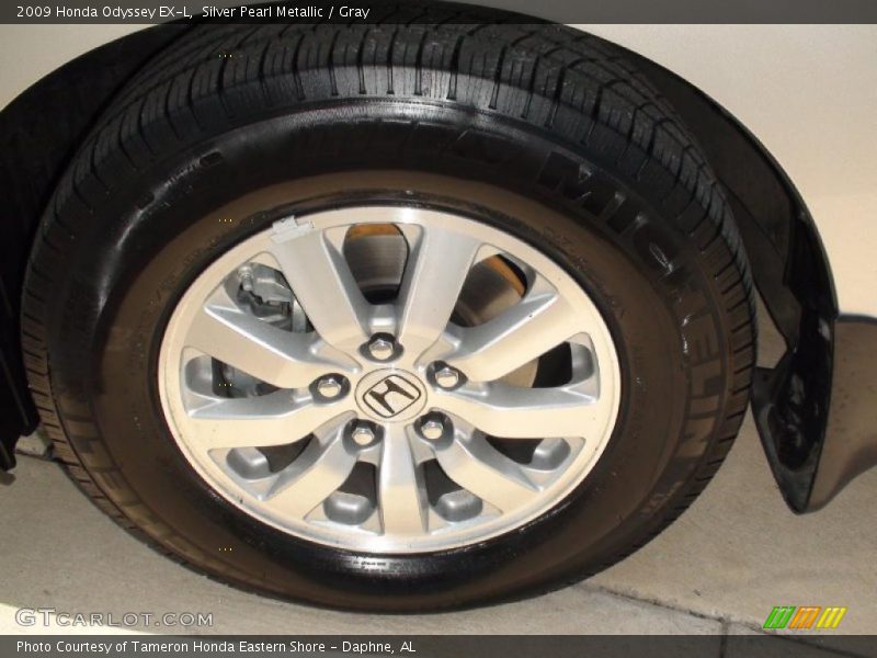 Silver Pearl Metallic / Gray 2009 Honda Odyssey EX-L