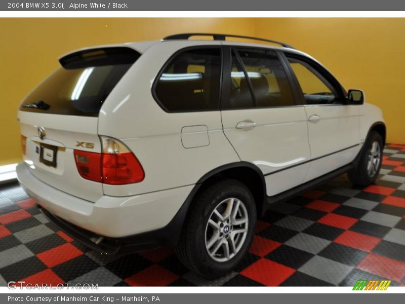Alpine White / Black 2004 BMW X5 3.0i