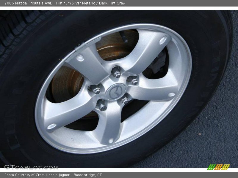Platinum Silver Metallic / Dark Flint Gray 2006 Mazda Tribute s 4WD