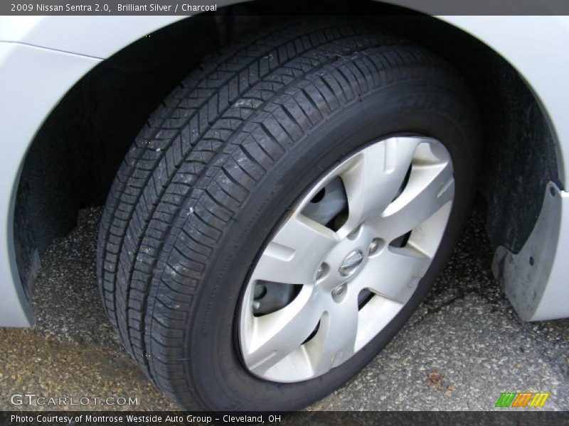 Brilliant Silver / Charcoal 2009 Nissan Sentra 2.0