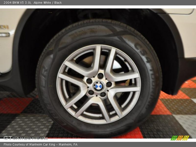 Alpine White / Black 2004 BMW X5 3.0i